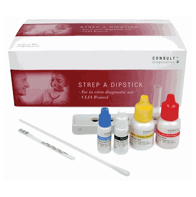 Rapid Diagnostic Test Kit CONSULT Strep A Throat