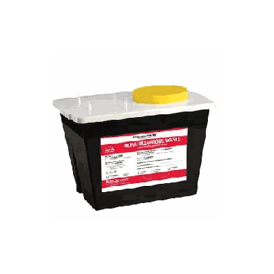 Rcra Waste Container 2 Gallon White Base Gask