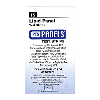 Reagent Test Strip, 15 Strips For Cardiocheck PA