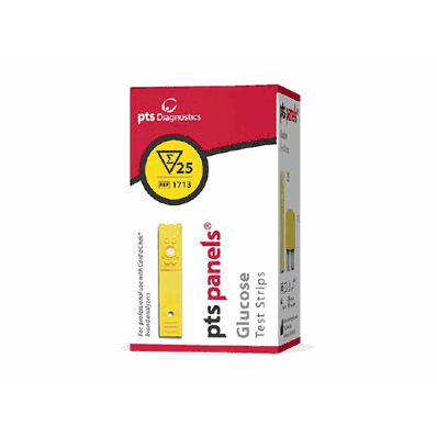 Reagent Test Strip, 25 Test Strip Vial, Glucose
