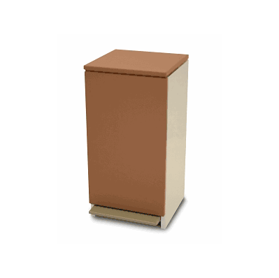 Receptacle, Waste, SteEl Constructn-clay - Re