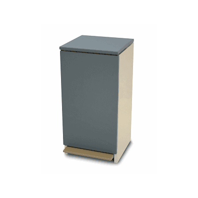 Receptacle, Waste, Stel Const Dusty Blue - Re