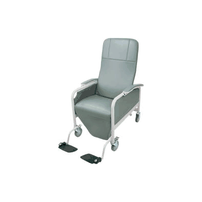 Recliner Caremor Burgundy Vinyl 5 Inch Lock C