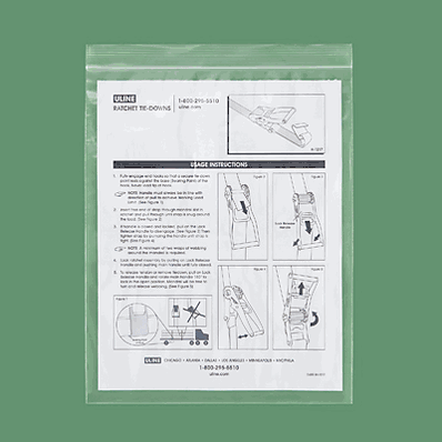 Reclosable Bags, 12 x 15", 4 Mil, Zip Lock
