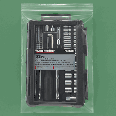 Reclosable Bags, 12 x 16", 2 Mil, Zip Lock