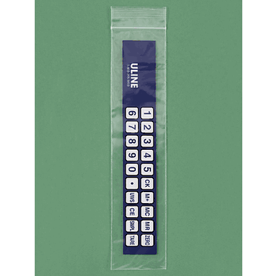Reclosable Bags, 2-1/2 x 12", 2 Mil, Zip Lo