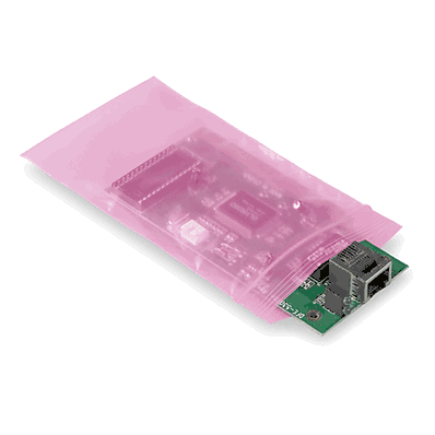 Reclosable Bags, 2 Mil Anti-Static, 3 x 5",