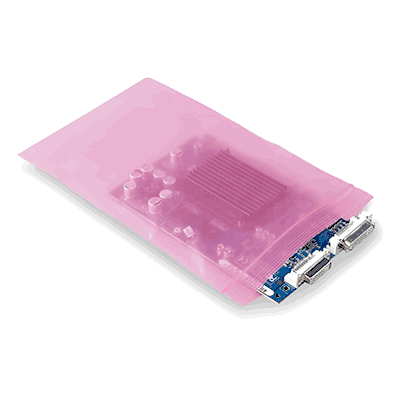 Reclosable Bags, 2 Mil Anti-Static, 6 x 9",