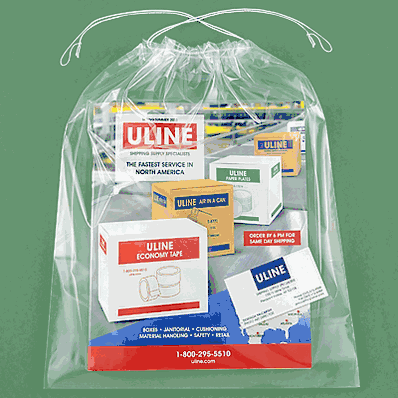 Reclosable Bags, 2 Mil Drawstring Bags, 12