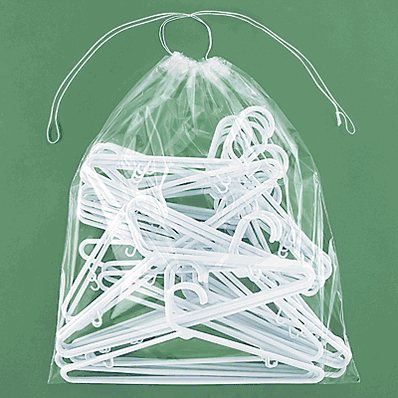 Reclosable Bags, 2 Mil Drawstring Bags, 20