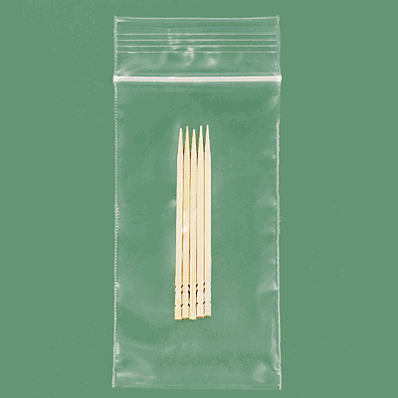 Reclosable Bags, 2 x 4", 2 Mil, Zip Lock or