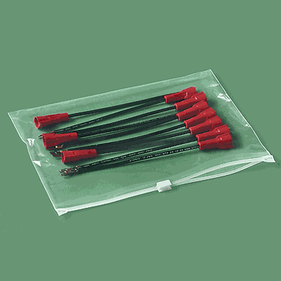 Reclosable Bags, 3 Mil Slider Zip Bags, 10