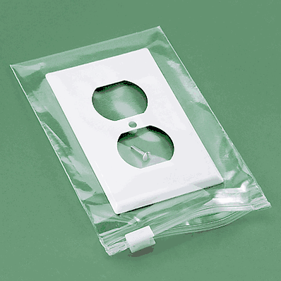 Reclosable Bags, 3 Mil Slider Zip Bags, 4 x