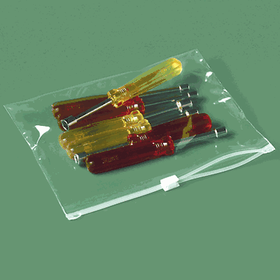 Reclosable Bags, 3 Mil Slider Zip Bags, 8 x