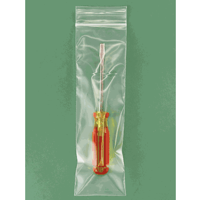 Reclosable Bags, 3 x 10", 4 Mil, Zip Lock o