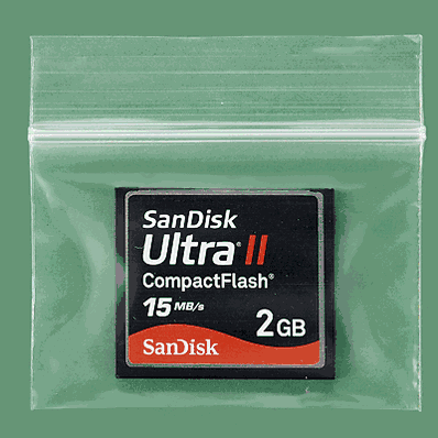 Reclosable Bags, 3 x 2", 2 Mil, Zip Lock or