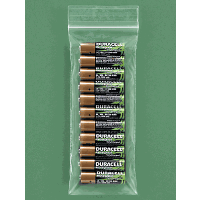 Reclosable Bags, 3 x 7", 2 Mil, Zip Lock or
