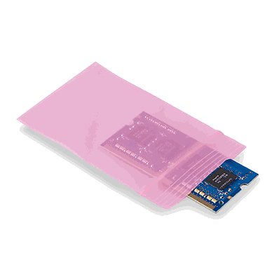 Reclosable Bags, 4 Mil Anti-Static, 2 x 3",