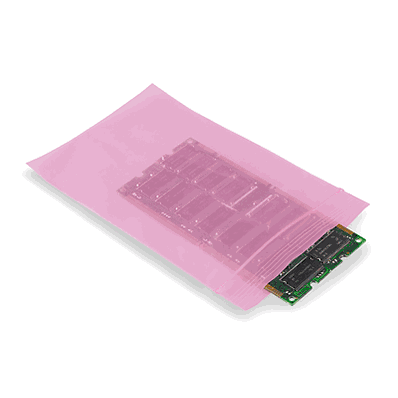 Reclosable Bags, 4 Mil Anti-Static, 4 x 6",
