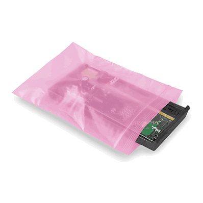 Reclosable Bags, 4 Mil Anti-Static, 6 x 8",