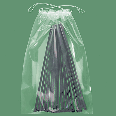 Reclosable Bags, 4 Mil Drawstring Bags, 12