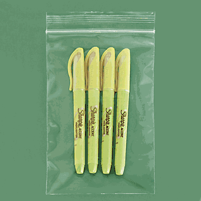 Reclosable Bags, 4 x 7", 2 Mil, Zip Lock or