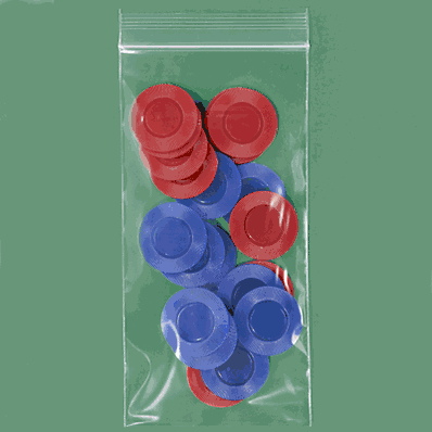 Reclosable Bags, 4 x 8", 2 Mil, Zip Lock or