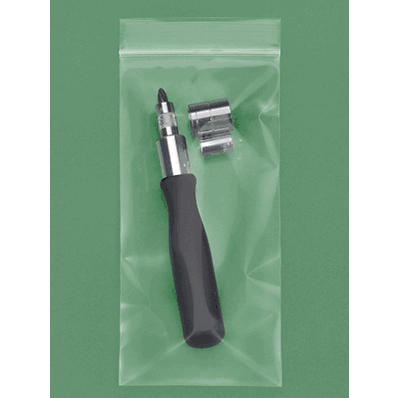 Reclosable Bags, 4 x 9", 4 Mil, Zip Lock or