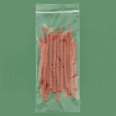 Reclosable Bags, 5 x 12", 2 Mil, Zip Lock o