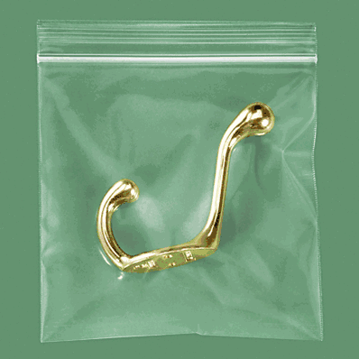 Reclosable Bags, 5 x 5", 4 Mil, Zip Lock or