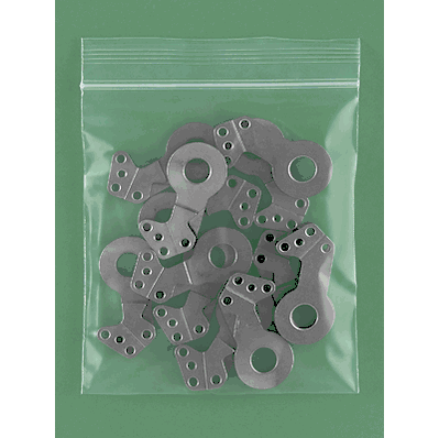 Reclosable Bags, 5 x 6", 4 Mil, Zip Lock or
