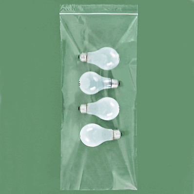 Reclosable Bags, 8 x 18", 2 Mil, Zip Lock o