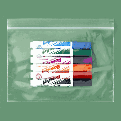 Reclosable Bags, 9 x 6", 2 Mil, Zip Lock or