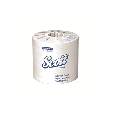 Recycled Bath Tissue, 4" x 4" 2-Ply, White