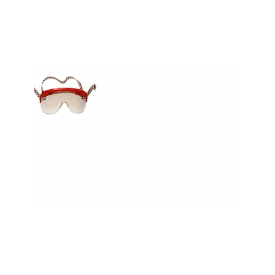 Red Visor Gog Goggles - GogGle, Visor Gog, Re