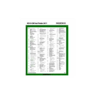 Reference Sheet Ingenix 2011 Icd-9-cm Fast Fi