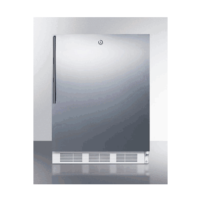 Refrigerator-Freezer, Built-in or Freestanding, 32.25" H x 23.63" W x 23.5" D