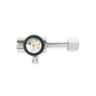 Regulator, O2, 40-60 Psi, Brass, 2check, 540