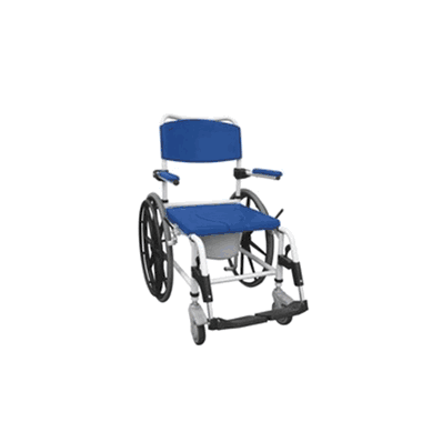 Rehab Shower Commode Chair, Aluminium, for