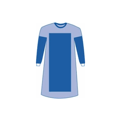 Reinforced Gown Sirus Large Sms Fabric Blue
