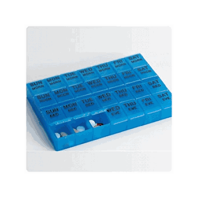 Reminder, Pill, 7 Day, 4x, Large - Medline