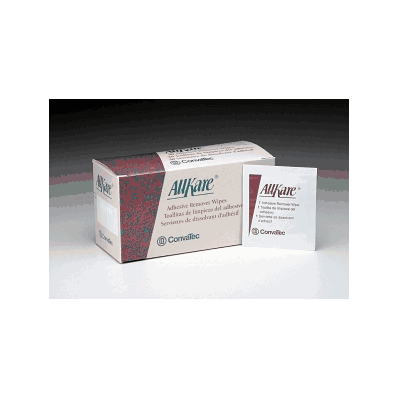 Remover, Adhesive, Wipe, Allkare, 50 Pk