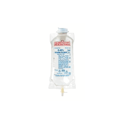 Replacement Preparation, 250 mL, 0.45% Flexible Bag, sold as 24/Cs #713202