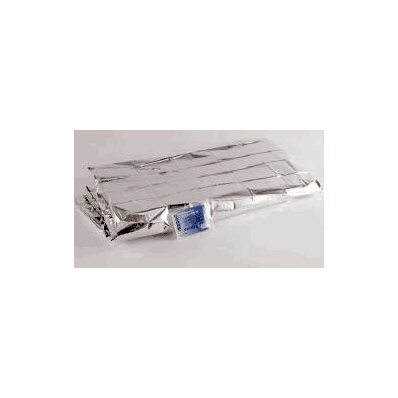 Rescue Blanket 52 W X 84 L Inch Mylar, Alumin