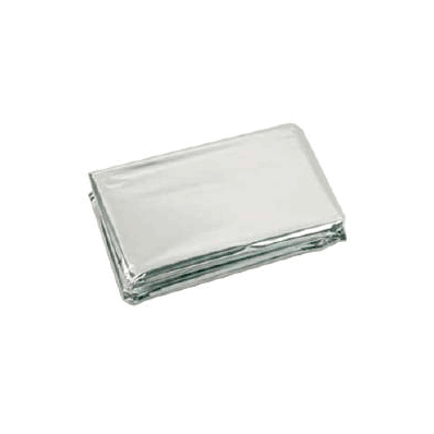 Rescue Blanket 52 W X 84 L Inch Mylar, Alumin