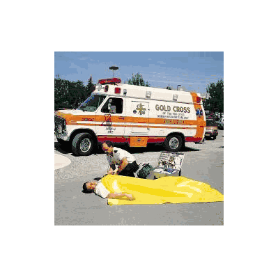 Rescue Blanket Mckesson 58 W X 90 L Inch Poly