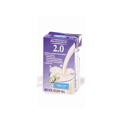 Resource, 2.0, Van, 8oz, Brikpk - Medline
