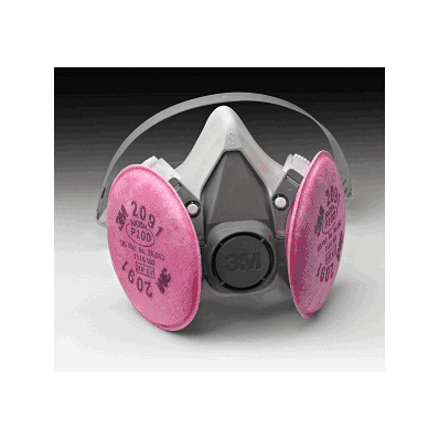 Respirator, Half-mask, W/P100 Filtrs, Small -