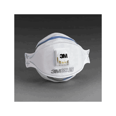 Respirator, Three-panel, Exhalation Valve - M