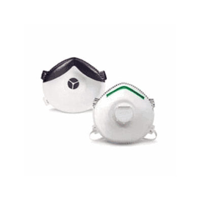 Respirator, W/Boom Nose Seal & Vlve, M - Medl